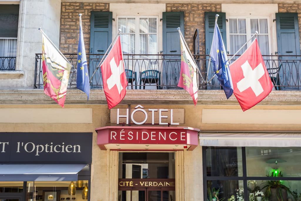 Hôtel Résidence Cité-Verdaine Ginevra Esterno foto